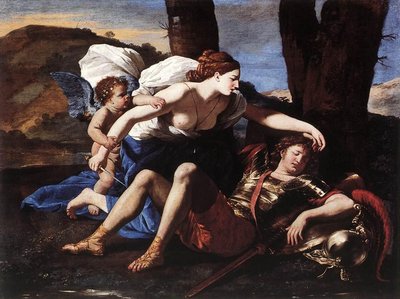 Rinaldo e Armida da Nicolas Poussin